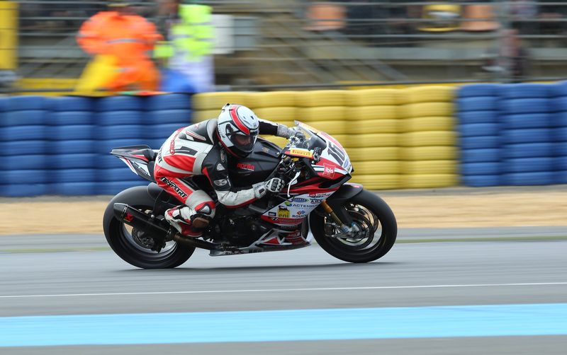 sergio nangeroni au mans lors european bikes 2014 sur aprilia rsv4