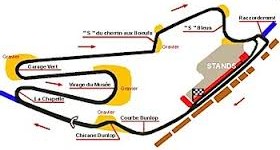 Trace circuit bugatti le mans