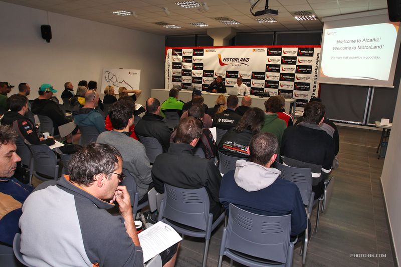 Breifing du speer racing 2012 circuit d'aragon