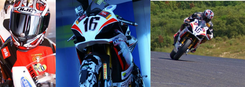 Sergio nangeroni #16 european bikes dit"Aspahlt Killer" aprilia rsv4 factory aprc