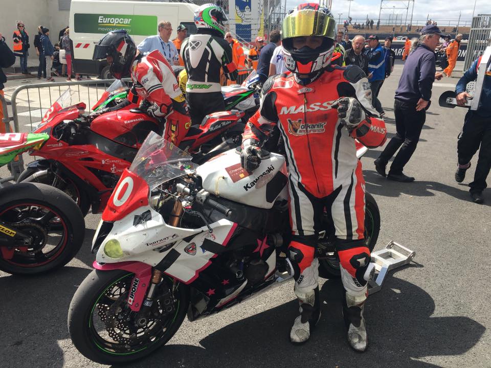 Sergio nangeroni, parc fermé à la fin des 24H du mans motos 2017