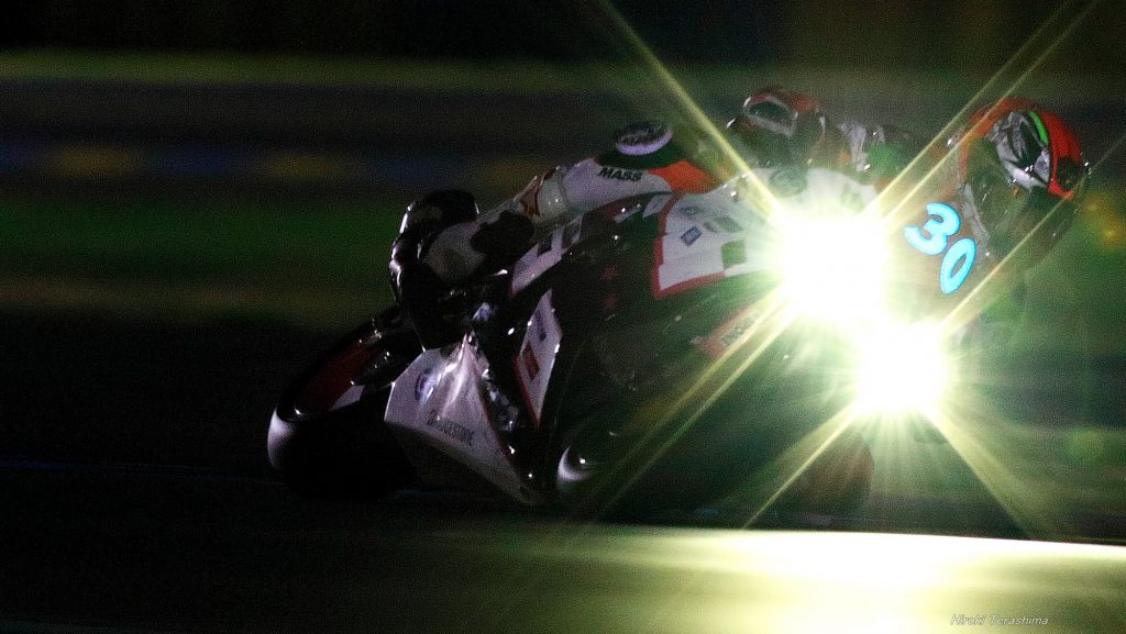 sergio nangeroni de nuit 24H du mans motos 2017 circuit bugatti